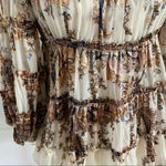 Zimmermann  • Ladybeetle Silk Blend Ruffle Tiered Blouse Rare Photo 3