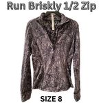 Lululemon Run Briskly 1/2 Zip Jacket Size 8 NWOT Photo 1
