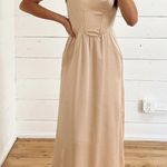 Show Me Your Mumu Nwot Nina corset dress in champagne color Photo 0