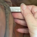 Vintage 70s 80s Bijoux Tan Puffy Nylon Bag Satchel Tote Purse Caramel Large Photo 12