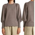 Apiece Apart  Dewi Balloon Sleeve Merino Wool & Silk Blend Sweater Photo 1