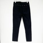 Paige Hoxton Ankle Peg Studded Jeans 27 Black Photo 1