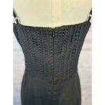 Adelyn Rae  Small Black Lace Jumpsuit | Spaghetti Strap Wide Leg Romper Photo 4