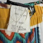 VTG Options Melrose Western Tiered Maxi Skirt Cowgirl Rodeo Southwest Print L Size L Photo 5