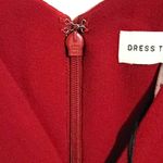 Dress the Population Lyla Midi Sheath Dress Garnet Red Plus XXL NEW Photo 14