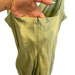 Cinq A Sept Emilia Silk Asymmetric Dress With Crystal Embellishment Pale Green Size 8 Photo 7