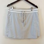 Athleta Sonara Athletic Skort Size 12 Gray Polyester Spandex Style 489466 Photo 0
