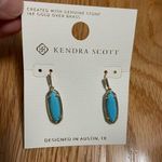 Kendra Scott  Eva Drop Earrings | Turquoise Blue Photo 2