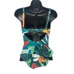 Vince Camuto Vince‎ Camuto One Piece Swimsuit Womens Size 6 Teal Multi Floral NWT Photo 3