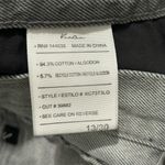 KanCan Gray Wide Leg Cropped Raw Hem Jeans Photo 4