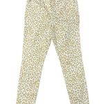 J. Crew Size 29 Jeans 10" High Rise Toothpick Animal Print Safari Leopard NEW Photo 1