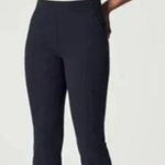 Spanx  Polished Kick Flare Pants Small Tall Navy Blue Ankle Minimal Chic Business Photo 0