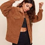 SheIn Brown Corduroy Jacket Photo 0