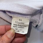 AUTOMET Womens Oversized Sweatshirts Casual Crew Neck Pullover Long Sleeve Slit White Size XL Photo 5