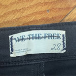 Free People We The Free Mystique Lace Flare Jeans Black Retro Whimsical Sz 28 Photo 8