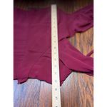 Lulus NEW  Burgundy Maxi Dress S Off Shoulder Asymmetrica Formal Evening Gown Photo 10