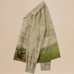 Free People  Found Western Horse Wildlife Field Long Sleeve Shirt Large Unisex Photo 5