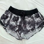 Lululemon  Hotty Hot Shorts 2.5”, Sz 2 Black Floral Photo 0