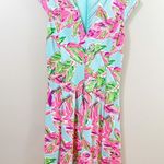 Lilly Pulitzer Briella Multi In The Vias Cocktail Pink/Blue Dress Photo 1