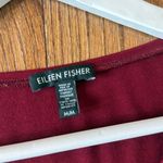 Eileen Fisher maroon tencel jersey vneck dress size M Photo 8