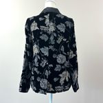 Sage The Label Headed Downtown Velvet Floral Blazer Size XS Photo 3