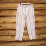 Rebecca Minkoff NWT  Ginger Striped Linen Blend Pants Photo 2