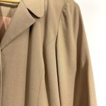 Ann Taylor Vintage Tan Button Down Trench Coat Jacket Dress Photo 5