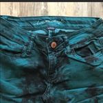 American Eagle  Green n Black Tie Dye Skinny Jeans Photo 3