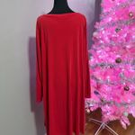 Fresh Produce  Red Ribbed Long Sleeve Dress Size XL.  Photo 1