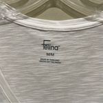 Felina Slub Jersey V Neck Tee Shirt White Womens Size Medium Photo 8