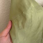 Isalis  fruit salad satin high slit midi dress in green Photo 4