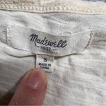 Madewell ⭐️  Cream Short Sleeve Crewneck Lace Knit Top Size Small EUC Photo 2