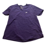 FIGS  Women's Catarina One-Pocket Scrub Top Purple Size XL Style FW1000N Photo 0