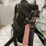 Mountain stone leather crossbody Black Photo 3