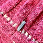 Woolrich  Wool Blend Ruby Heather 1/4 Zip Mock Neck Sweater Speckled Ribbed Size M Photo 8