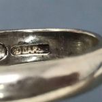 Sterling Silver Vintage BARSE Onxy Cabochon  Scroll Cage Overlay Cocktail Ring Photo 4