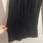 Coco Bianco Black Gauzy Beachy Boho Palazzo Gaucho Flared Pants laganlook Photo 3