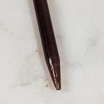 Vintage Bakelite Hair Stick 6" Brown Rhinestones Pearls Photo 7