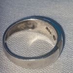 Italian Stamped Sterling Silver With Turquoise and Mother of Pearl Inlay Ring Size 8 Photo 11