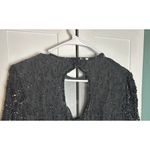 Vintage Stenay‎ Fully Beaded Floral Silk Dress Black Size 12 Cocktail READ DES. Photo 3