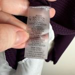 Calvin Klein Womens Purple Mixed Media Pullover Sweater | Office Casual Classic Photo 8