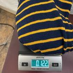 st. john's bay St John’s Bay Navy and Yellow Striped Sweater Size XXL‎ Photo 6