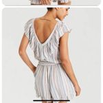 American Eagle Striped Romantic Romper Sz S Photo 13