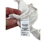 Cynthia Steffe Cece creme colored and gold specs ruffled statement sleeve blouse size small NWT Photo 11