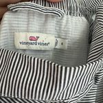 Vineyard Vines Women's Striped Embroidered Maxi Dress White And Gray Size 4 Photo 4