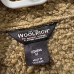 Woolrich  Faux Shearling Sherpa Zip Jacket‎ Women’s Medium Brown Coat Photo 3