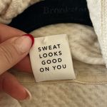 Aerie OFFLINE Cream Colored Waffle Knit Slightly Cropped Full-Zip Jacket SIZE XL Photo 6