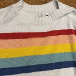 American Eagle Colored Stripe Long Sleeve Knit Sweater Oversize Size Xs/S Photo 1