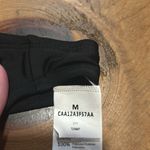 Cupshe Woman’s  Strappy C Ring Cut Out Bikini Top Black Size Medium Photo 5