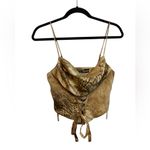 Silence + Noise Nwt Drape Neck Corset Blouse Photo 1